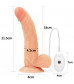 Женский страпон с вибрацией Vibrating Easy Strapon Set 8.5 - 21,5 см.