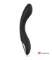 Черно-золотой вибратор с пультом-часами Anne s Desire Curve G-Spot Vibe Wireless Watchme - 20,5 см.
