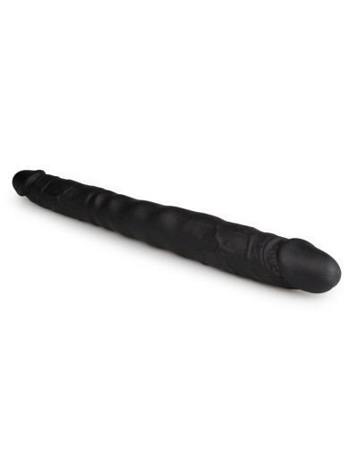 Черный двусторонний фаллоимитатор Double Ended Dildo - 40 см.
