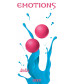 Ярко-розовые вагинальные шарики без сцепки Emotions Lexy Medium
