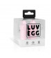Нежно-розовое виброяйцо LUV EGG с пультом ДУ