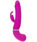 Лиловый вибратор-кролик с функцией сквирта Cumshot Rabbit Vibrator - 24 см.