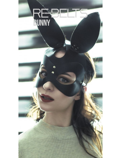 Маска с заячьими ушами Bunny Black
