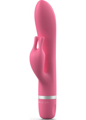 Розовый вибратор-кролик Bwild Classic Bunny - 19,3 см.