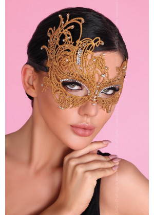 Золотистая ажурная маска Mask Golden