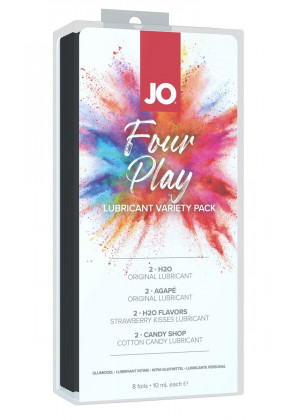 Подарочный набор из 8 саше лубрикантов System JO Four Play