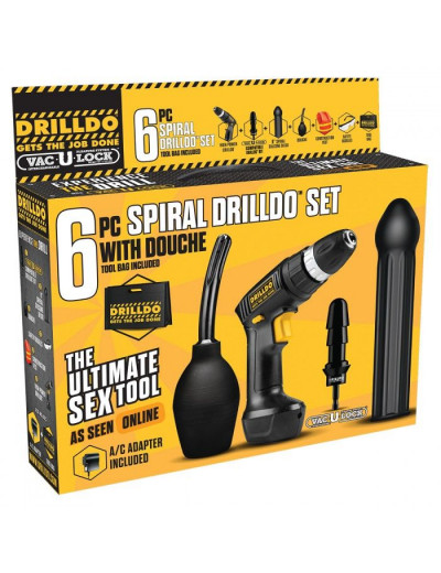 Секс-набор SPIRAL DRILLDO SET 6 PIECE