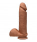Фаллоимитатор-мулат The D Perfect D 8  Caramel - 20,3 см.