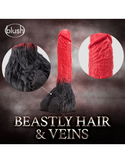 Реалистичный фаллоимитатор Lycan Lock On Werewolf Dildo - 26,7 см.