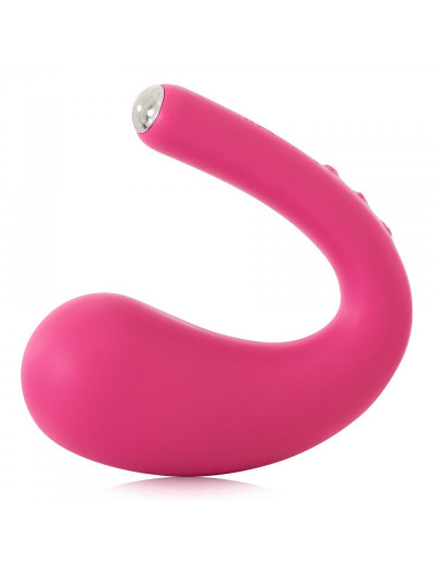 Ярко-розовый вибратор Dua G-spot   Clitoral Wearable Vibrator - 17,8 см.