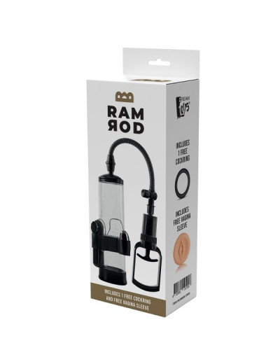 Прозрачная вакуумная помпа с вибрацией Vibrating Penis Pump