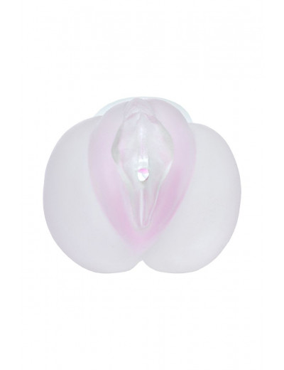 Прозрачный реалистичный мастурбатор Juicy Pussy Crystal Rose