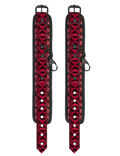Красно-черные поножи с фиксатором Luxury Spreader Bar