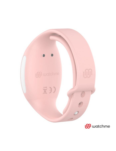 Розовое виброяйцо с нежно-розовым пультом-часами Wearwatch Egg Wireless Watchme