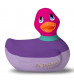 Фиолетово-розовый вибратор-уточка I Rub My Duckie 2.0 Colors