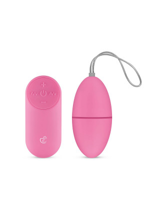 Розовое виброяйцо Vibrating Egg с пультом ДУ