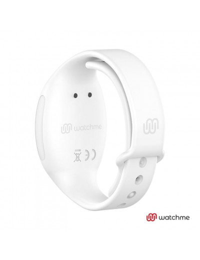 Розовое виброяйцо с белым пультом-часами Wearwatch Egg Wireless Watchme
