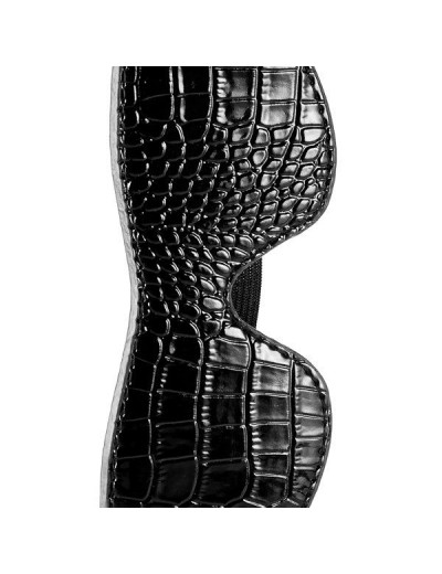 Черная маска на глаза Croco Blindfold