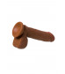 Ротатор-мулат TOYFA RealStick Elite Mulatto - 21 см.