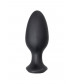 Черная анальная вибропробка HUSH 2 Size L - 12,1 см.