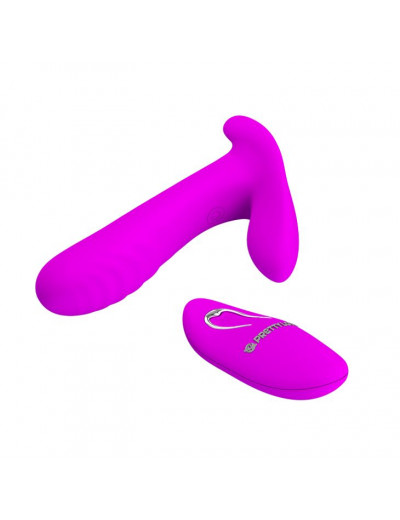 Лиловый мультифункциональный вибратор Remote Control Massager