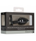 Черная анальная пробка Diamond Butt Plug With Handle - 8,6 см.