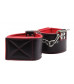 Чёрно-красные двусторонние оковы на ноги Reversible Ankle Cuffs