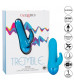 Голубой мини-вибратор Tremble Please - 12 см.