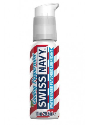 Лубрикант Swiss Navy Cooling Pepermint Lube с ароматом мяты - 29,5 мл.