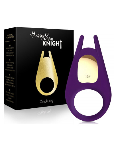 Фиолетовое эрекционное виброкольцо Rianne S Pussy   The Knight