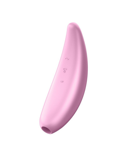 Розовый вакуум-волновой стимулятор Satisfyer Curvy 3+