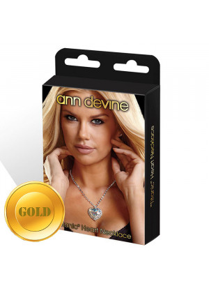 Золотистая цепочка с сердцем TITANIC Heart Necklace