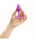 Розовая пробка для ношения B-vibe Snug Plug 1 - 9,4 см.