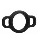 Черное эрекционное кольцо №66 Cock Ring With Handles