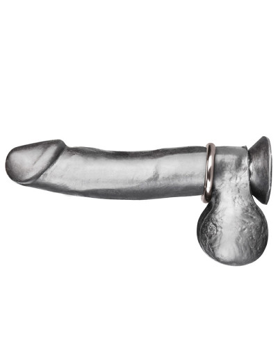 Стальное эрекционное кольцо STEEL COCK RING - 3.5 см.