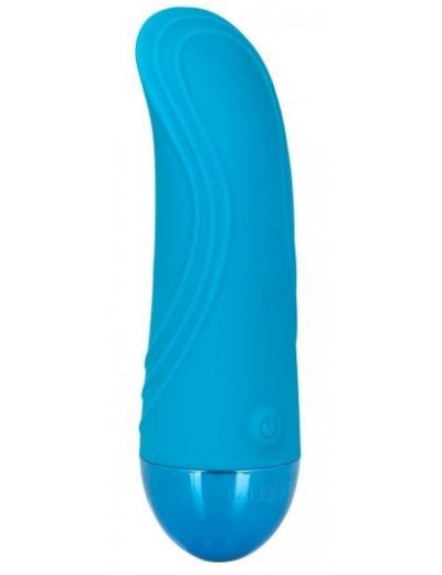 Голубой мини-вибратор Tremble Tickle - 12,75 см.