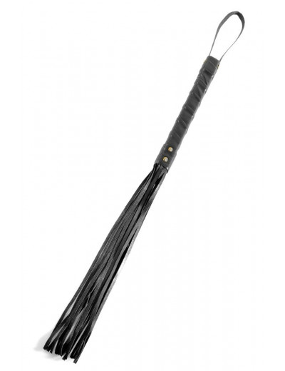 Черная плеть First Time Flogger - 63,5 см.