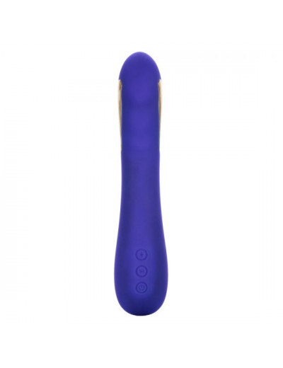 Фиолетовый вибратор с электростимуляцией Intimate E-Stimulator Petite Wand - 18,5 см.