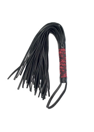 Плетка Scandal Flogger с атласной ручкой
