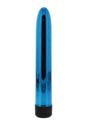 Голубой вибратор KRYPTON STIX 6 MASSAGER - 15,2 см.