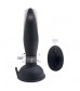 Черный анальный вибростимулятор Remote Control Anal Plug - 17,5 см.