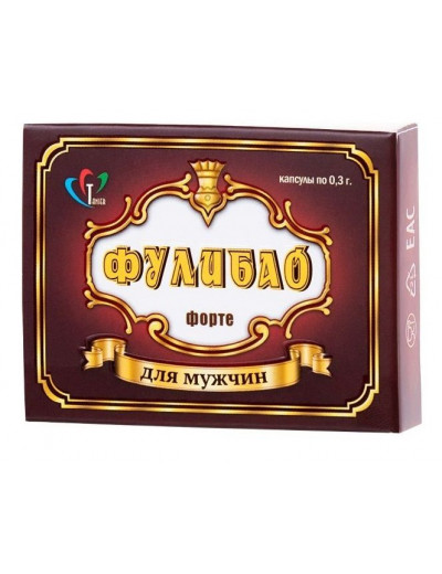 БАД для мужчин  Фулибао форте  - 6 капсул (0,3 гр.)