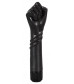 Чёрный вибратор-рука для фистинга The Black Fist Vibrator - 24 см.