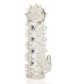 Закрытая прозрачная насадка Crystal sleeve с усиками и пупырышками - 13,5 см.