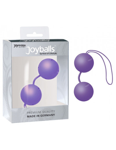 Фиолетовые вагинальные шарики Joyballs Trend