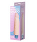 Телесный вибромассажёр Vibro Realistic Cock Dildo - 17,4 см.