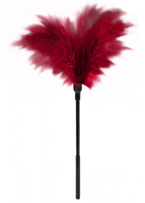 Пластиковая метелочка с красными пёрышками Small Feather Tickler - 32 см.