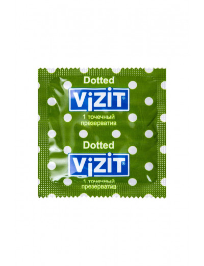 Презервативы с точечками VIZIT Dotted - 12 шт.