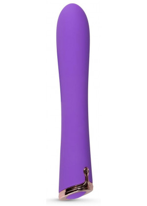 Фиолетовый вибратор The Duchess Thumping Vibrator - 20 см.