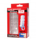 Насадка на пенис с кольцом для мошонки Clear Sensations Enhancer Sex Sleeve - 11,5 см.